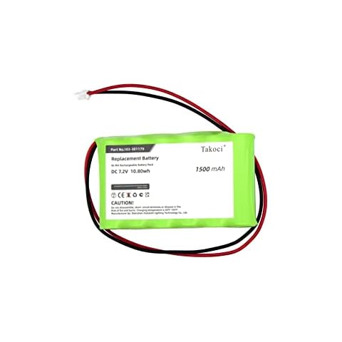 TAKOCI 300-03866 7.2V 1500mAh Battery Compatible with WALYNX-RCHB-SC, Honeywell Alarm Lynx 5100, L5200, L5210, Lynx Touch L7000, Lyric Controller Lyric Keypad LKP500-EN LKP500-4B, 300-03864-1 Cover