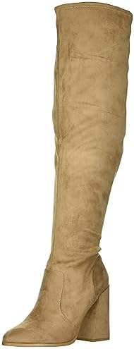 Jessica Simpson Women's Brixten Over The Knee Boot Wide, Sandstone, 8 | Image 6