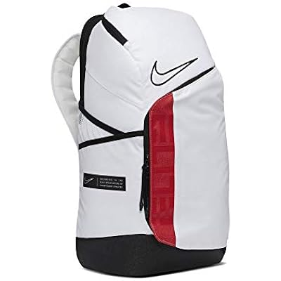 Nike Elite Pro Basketball Backpack BA6164 One Size (WHITE/UNIVERSITY RED/BLACK)