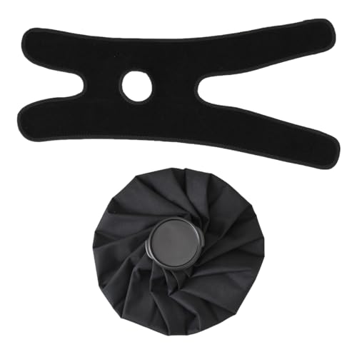 メール便 選べる2カラー×2サイズスポーツ用マルチアイシングサポーター アイスバッグ 氷嚢 氷のう ひょうのう ブラック L