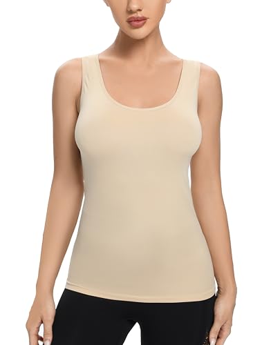 Image of Layla's Celebrity Womens Tank Tops Seamless Black White Gray Nude