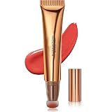 Blush Beauty Wand, Matte Liquid Cheek Blusher with Cushion Applicator, Natural Silky Smooth Creamy F
