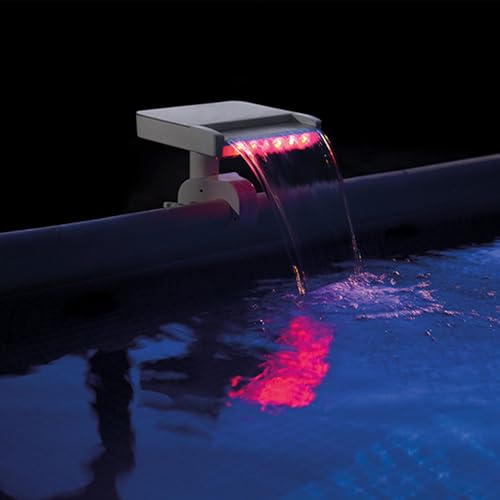 Intex cascade piscine LED multicolore à hydrogénérateur autonome sans pile - 6