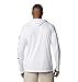 Columbia Mens PFG Terminal Tackle Long Sleeve Fishing Hoodie, White/Nightshade Logo, X-Large