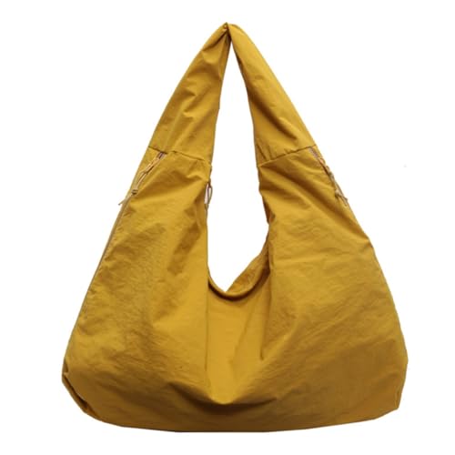 Sac à bandoulière femme jaune pour activités quotidiennes et trajets