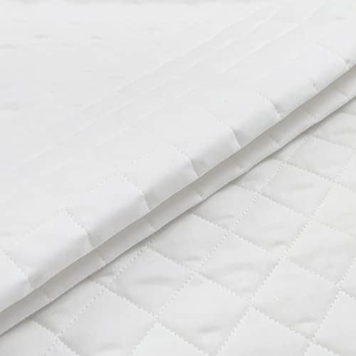 Panini Tessuti, Tejido acolchado de algodón liso – Se vende por metros, 1 cantidad = 100 cm – para ropa de cama, mantas, sacos de dormir, sacos de dormir