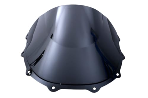 Saute vent Moto Kawasaki ZX7R noir polycarbonate avec double courbure route