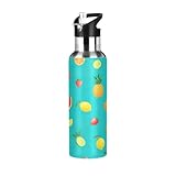 Bouteille portable avec large poignée : notre bouteille d'eau isotherme dispose d'une large poignée pour une prise en main à deux doigts, ce qui la rend facile à transporter n'importe où, au travail, à l'école ou à l'extérieur.