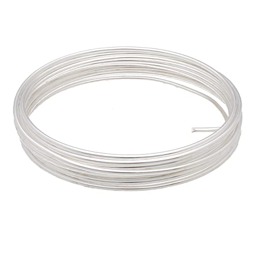 Beadsmith Bwg12S 16 Gauge Silver Plated German Bead Craft Wire, 3M/9.8' #TOP1