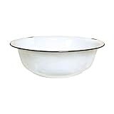 CWI Gifts Enamel Basin, 12.5-Inch