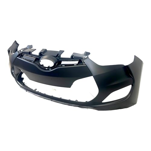 Image of FitParts Compatible with Hyundai Veloster 2012-2016 Front Bumper Cover | CAPA Certified, Primed, With Fog Light Holes, Hatchback, Ready to Paint, OEM 865112V000, HY1000189