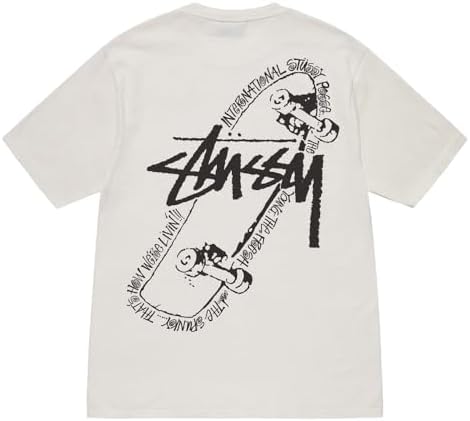 Amazon | [ステューシー] 半袖プリントTシャツ SKATE POSSE PIG DYED 