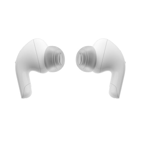 LG Tone Free DT80Q In-Ear Bluetooth Kopfh&ouml;rer mit Dolby Atmos-Sound, Meridian-Technologie, ANC (Active Noise Cancellation), UVnano & IPX4-Spritzwasserschutz - Wei&szlig;