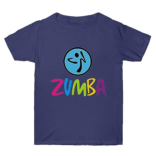 Damen Zumba T-Shirt 2D-Druck Kurzarm Rundhalsausschnitt T-Shirts Freizeitsport Tanz Casual T-Shirt für Damen