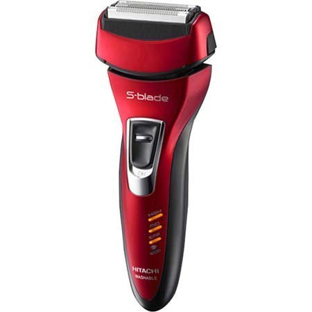 日立 メンズシェーバー エスブレード 4枚刃 ウェットシェービング可能 RM-LF439D メタリックレッド RM-LF439D R