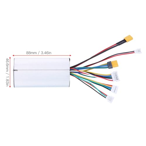 POENVFPO Kit de Controlador de Scooter Eléctrico, Juego de Accesorios de Freno de Acelerador de Instrumento de Fibra de Carbono de 5,5 Pulgadas para Bicicletas Eléctricas