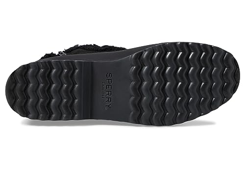 Sperry Ladies Footwear Women's Winter Boot, Black Teddy Trim, 6.53