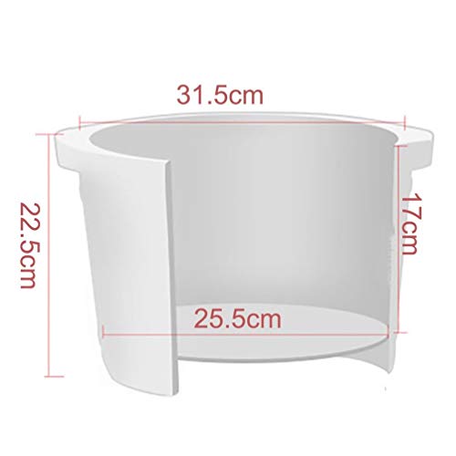 Tina de madera para baño de pies 38 cm diámetro x 22.5 cm alto miniatura 6