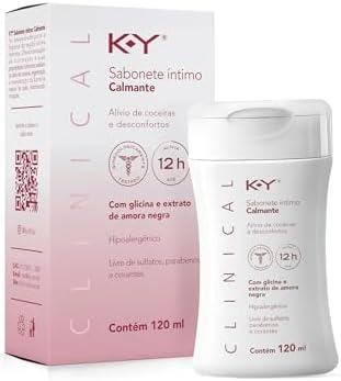 K-Y® Clinical Sabonete Intimo Calmante 120Ml