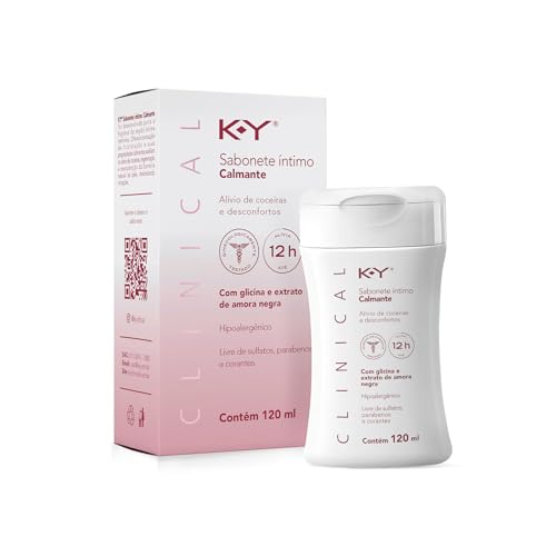 K-Y® Clinical Sabonete Intimo Calmante 120Ml