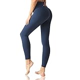 Desol Leggings for Women Tummy Control 25'/28',High Waist Butt Lifting Workout Yoga Pants for Women