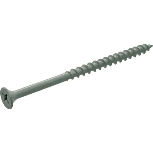 Grip-Rite PTN3S5 PG10 Tornillos para Deck #8 x 3 Hilo Grueso, Caja de 5lb, Gris miniatura 4