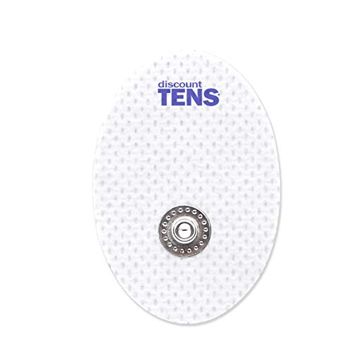 Tens Electrodes, Premium Quality Small Replacement Pads For Tens Units, 5 Pairs Of Snap Tens Unit Electrodes (10 Tens Unit Pads), 1.57 Inch (4Cm) X 1.18 Inch (3Cm), Discount Tens Brand #TOP1