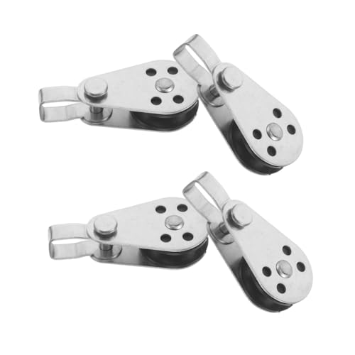 Poulies marines en acier inoxydable GARVALON lot de 4 pour cordes de levage