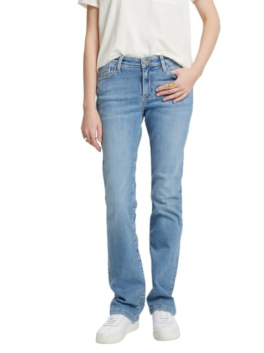 Cross Jeans Damen Jeans Lauren - Bootcut - Blau - Light Blue W27-W34 Stretch, Größe:29W / 32L, Farbe:Light Blue 024