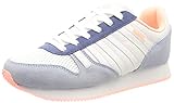 K-Swiss Damen Granada Sneaker, WHT/CHMBRYBLU/SNDCRL, 38 EU