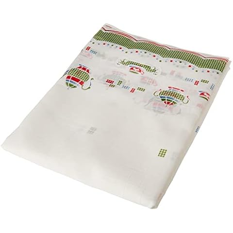 Cardenal Textile Cups Kitchen Curtain, Green, Pack of 2 100 x 140 cm Cover