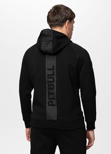 PITBULL - Sweatshirt Herren Stafford, Baumwolle und Polyester Pullover mit Kapuze, Hochwertig und Bequem Kapuzenjacke, Hoodie, Sportlicher Stil und Eleganz - L