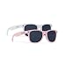 Bride Tribe + Bride Sunglasses - Gifts, Favors, Accessories for Bachelorette Parties, Weddings, and Bridal Showers (Light Pink, 10 Piece Set)
