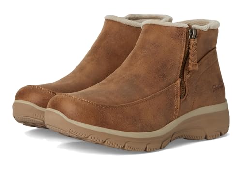 Skechers Botines fáciles de entrar en otoño para mujer, Castaño, 39 EU