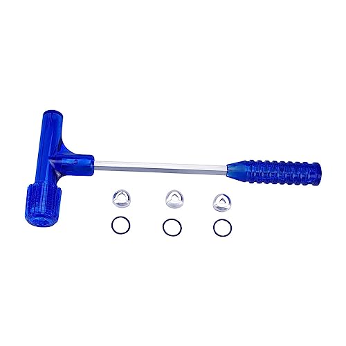 siduytin Martillo extractor de balas de impacto con tres juegos de herramientas de mano, agarre cómodo, equipo de taller de reparación profesional para el hogar, Azul
