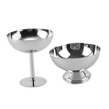 Coupe à glace : les coupes à dessert sur une large gamme d'applications et peuvent être utilisées dans les bars, les restaurants, etc., bar cocktail container