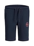 Jack & Jones Junior Jungen Jji Shark Jjsweat At Noos Jr Shorts, Navy Blazer, 164 EU