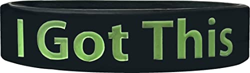 We Keep You Motivated Addiction Recovery Motivational Wristband – Sobriety Drug Recovery Rehab Stop Smoking Vaping Reminder Motivation Silicone Bracelet Llc (Standard, I Got This) #TOP2