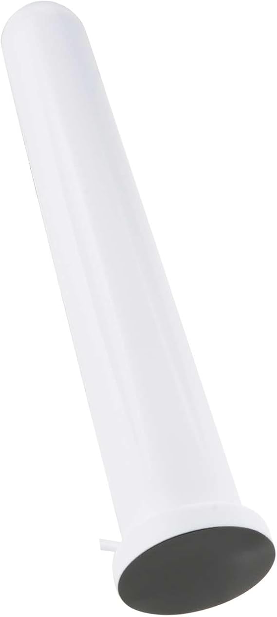Eightwood Dual Band WiFi Antenna, 2.4GHz 5GHz, White, RP-SMA Male Connector