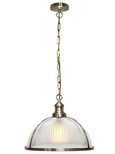 Long Life Lamp Company Antique Brass Vintage Pendant Light Industrial Retro Glass Ceiling Light Shade Factory Classic M0118 - Image 2