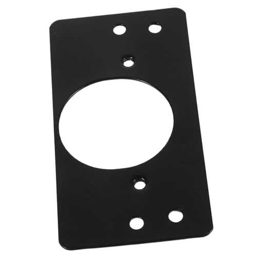 Hemobllo 2 Placas De Reparación De Bisagras Para Puertas De Gabinete Placas De Reparación De Orificios De Tornillos Kit De Reparación De Bisagras Placa De Copa De Bisagra De Acero