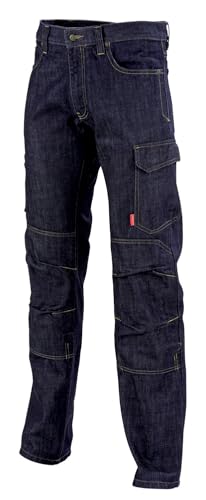 Jean de travail ALICKI bleu marine taille 38 XS pour artisan