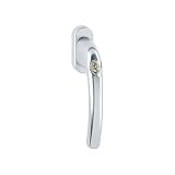 Hoppe Tokyo Dreh-Kipp-Fenstergriff 0710S/U26 abschließbar Alu Natur Stift: 35mm