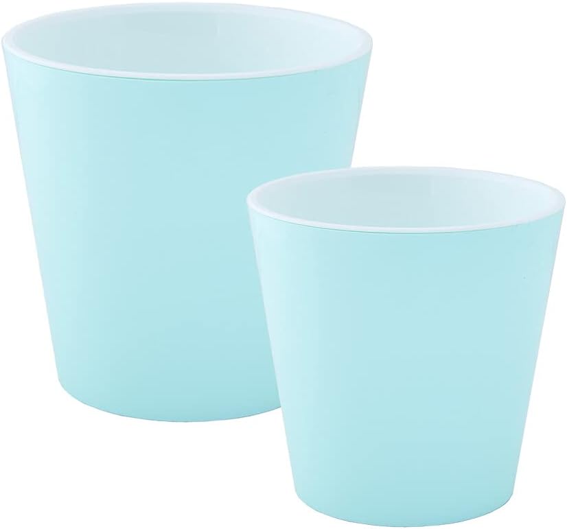 Gardenera ALEANA Planter - Deco - 5.1 Inch Flower Pot in Amsterdam (Set of 3)