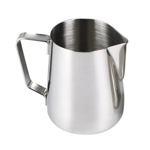 Espumador de leche, jarra de café, acero inoxidable, for café expreso, café humeante, barista, latte, capuchino, leche, espuma de crema.