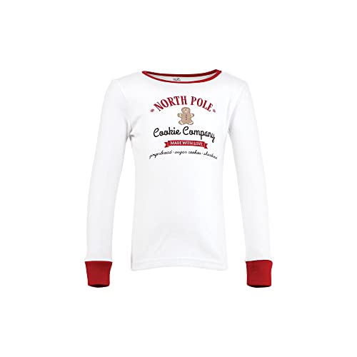 Touched By Nature Kids, Toddler And Baby Organic Cotton Tight-Fit Pajama Set, Christmas Cookies, 2 Toddler #TOP2