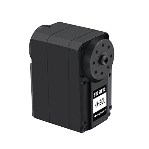 Hiwonder Hx-20L 20Kg High Torque Serial Bus Servo With Real-Time Feedbaack, Full Metal Gear Dual Shaft Bearing For Rc Robot (240 Degree) #TOP1
