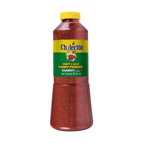 EL CHILERITO Candy Powder Chamoy Flavor 960g/ 32.2 Fl. Oz - For Sweets, Snacks, Fruits, Drinks And Cocktails, Kosher Cover