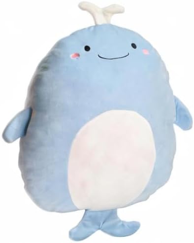 Whale Plush Hugging Pillow, Cute Whale Stuffed Animal Toy Plushie Animal Pillows Gifts for Birthday, Valentine, Christmas, 16 inch - Image 8