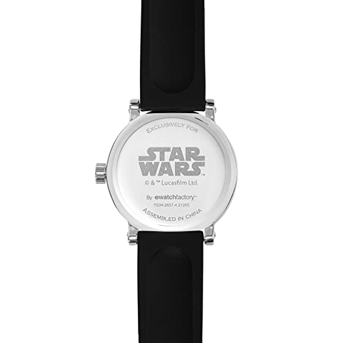 Star Wars Relógio analógico vintage adulto de quartzo, Preto
